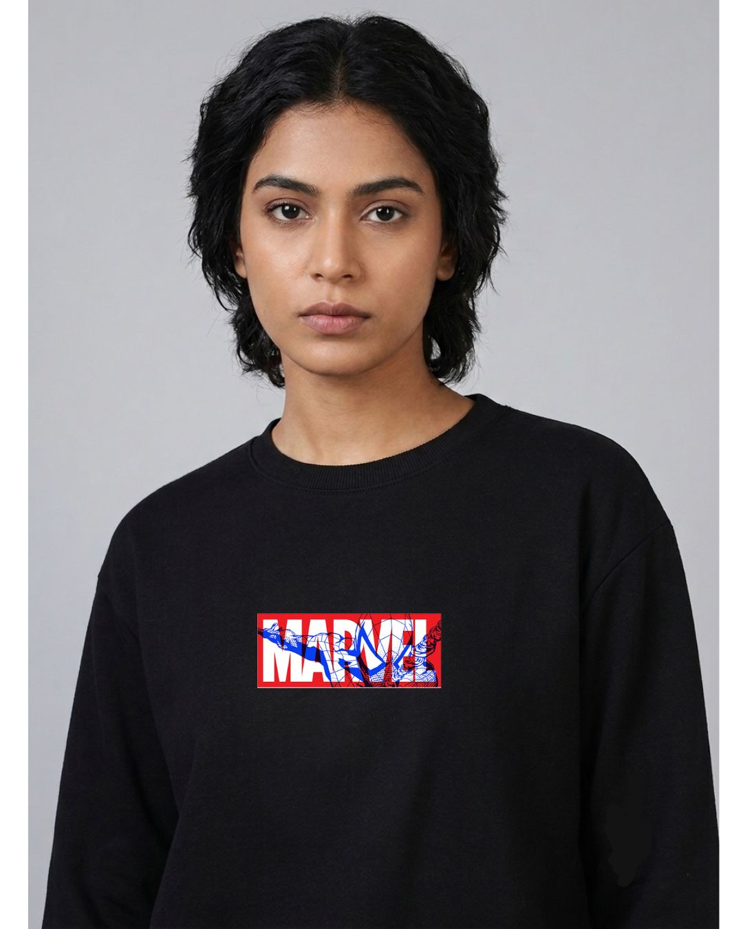 The Spiderverse Graphic Printed Oversized T-shirt