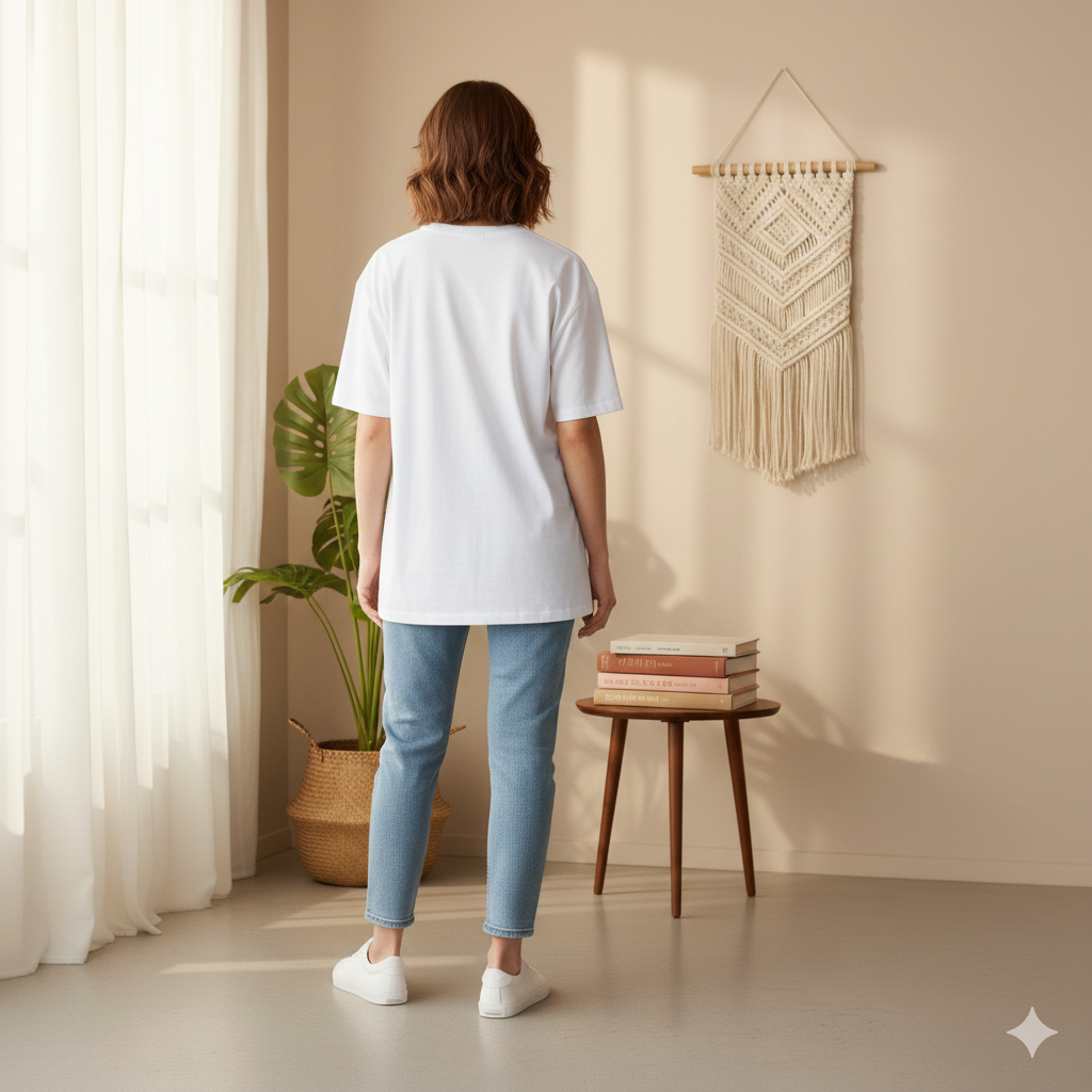 Aindri couture Oversize T-shirt Floral Love Print