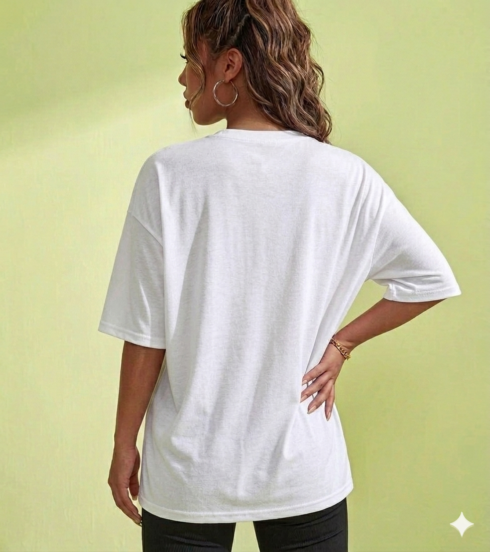 Aindri couture Oversized T-shirt BROOKLYN USA Print
