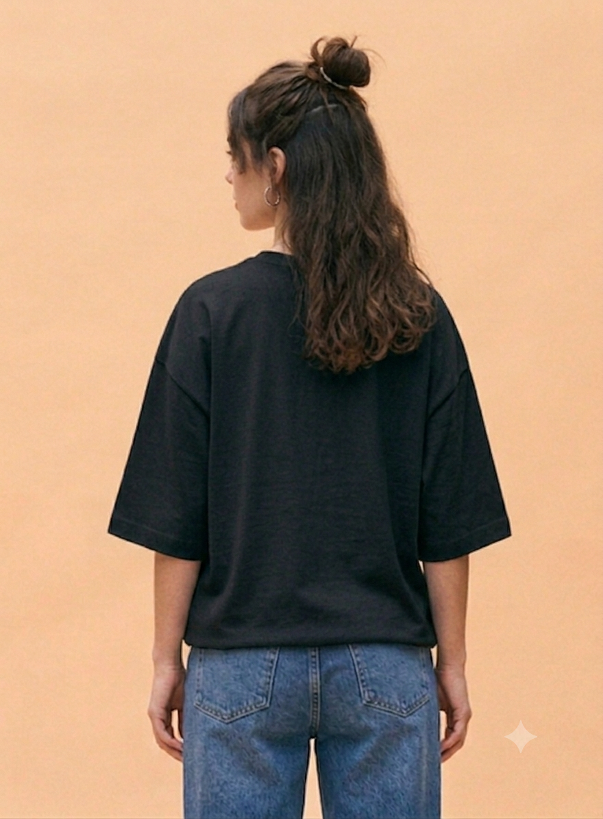 Aindr couture Plane (non printed) oversized tshirt