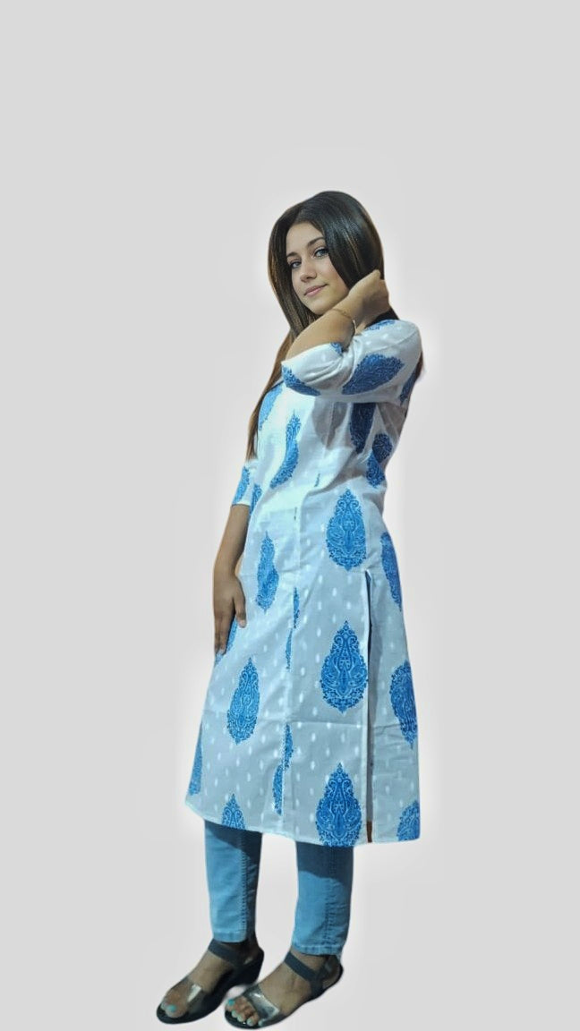 Printed kurti (100% pure cotton)